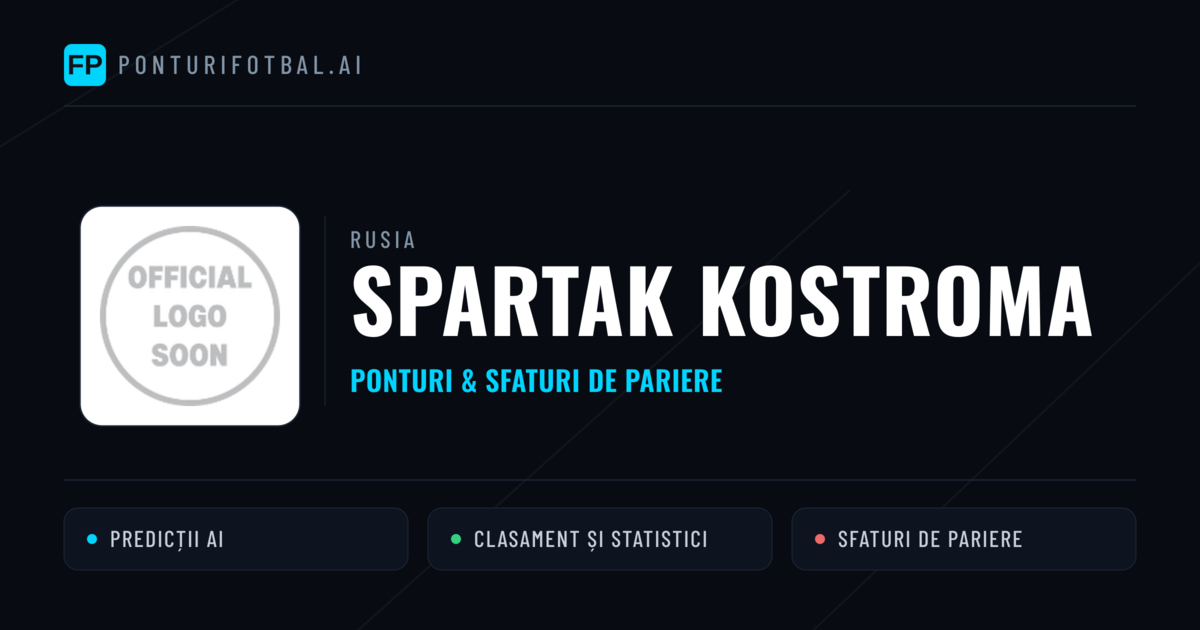 Spartak Kostroma Ponturi și statistici
