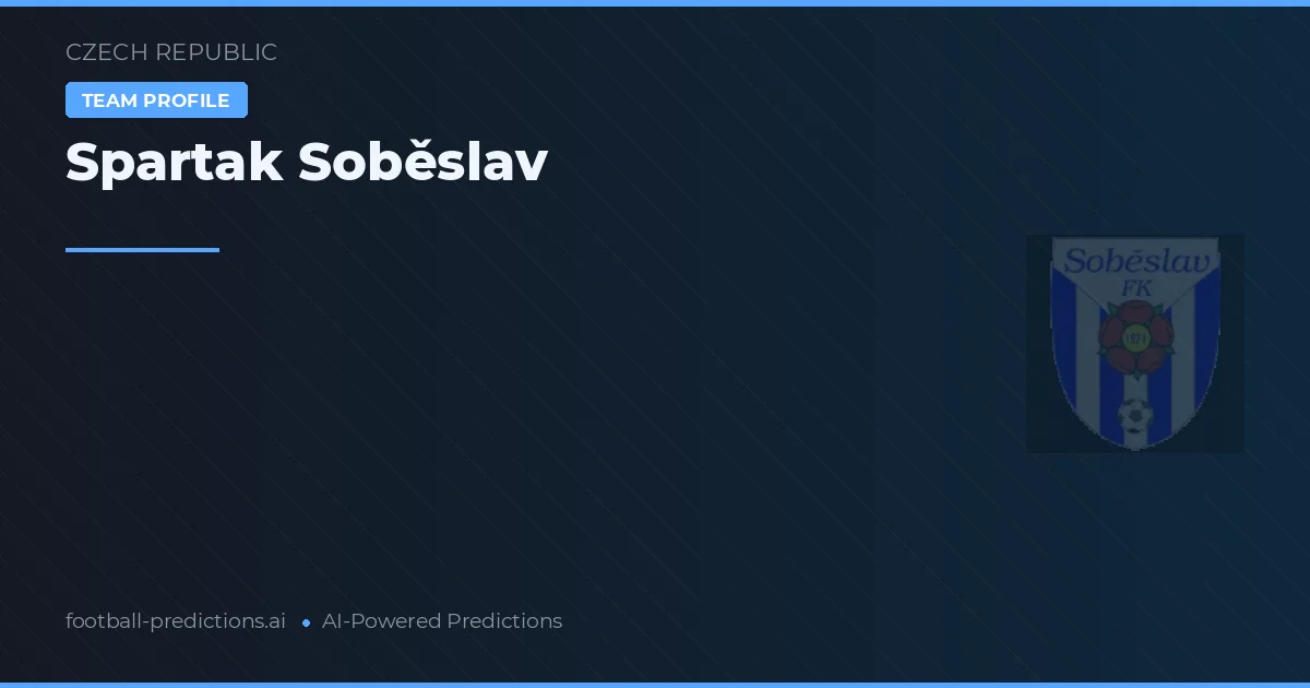 Spartak Soběslav Ponturi și statistici