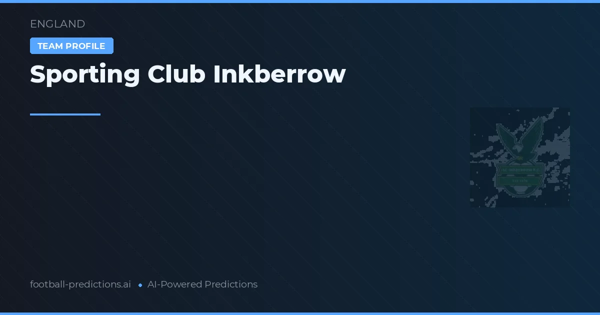 Sporting Club Inkberrow Ponturi și statistici