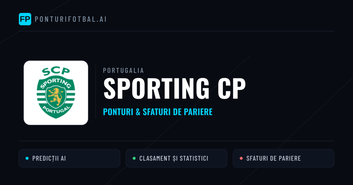 Sporting CP Ponturi și statistici