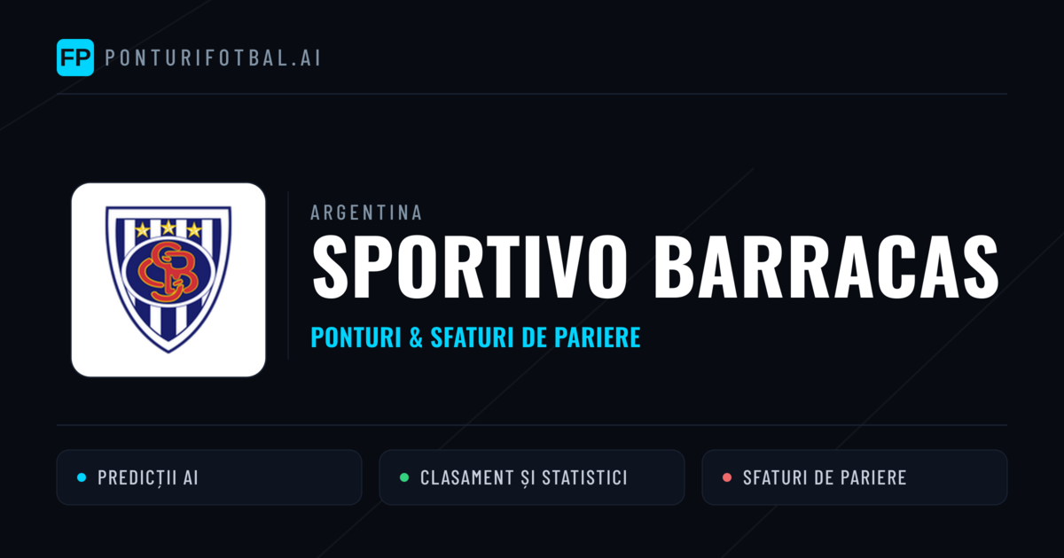 Sportivo Barracas Ponturi și statistici