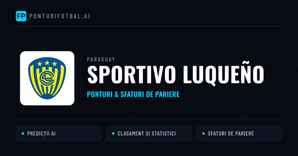 Sportivo Luqueño Ponturi și statistici