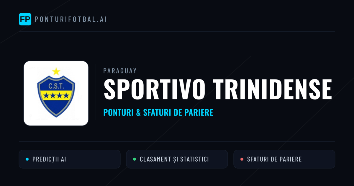 Sportivo Trinidense Ponturi și statistici