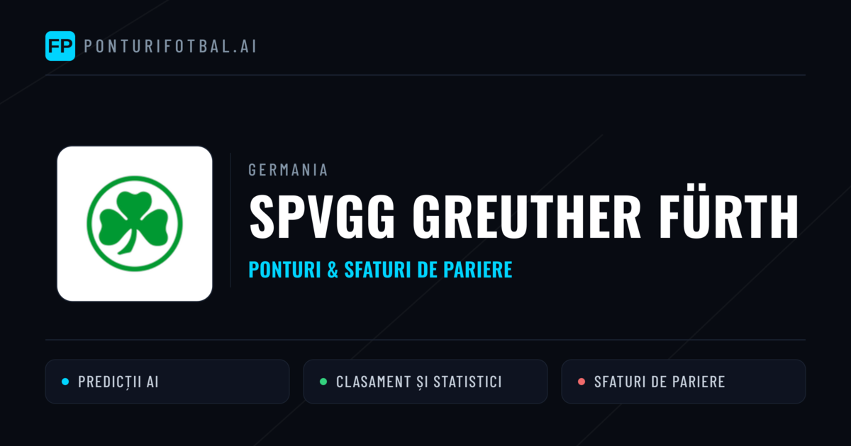 SpVgg Greuther Fürth Ponturi și statistici