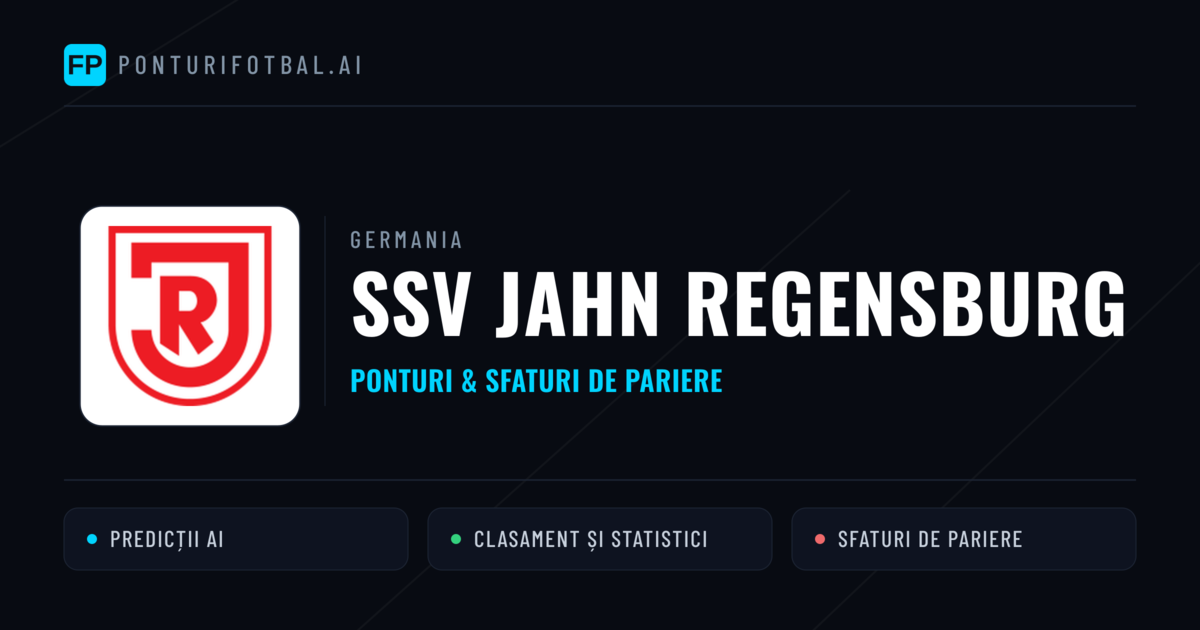SSV Jahn Regensburg Ponturi și statistici