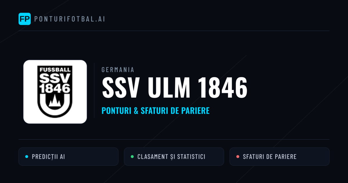 SSV Ulm 1846 Ponturi și statistici