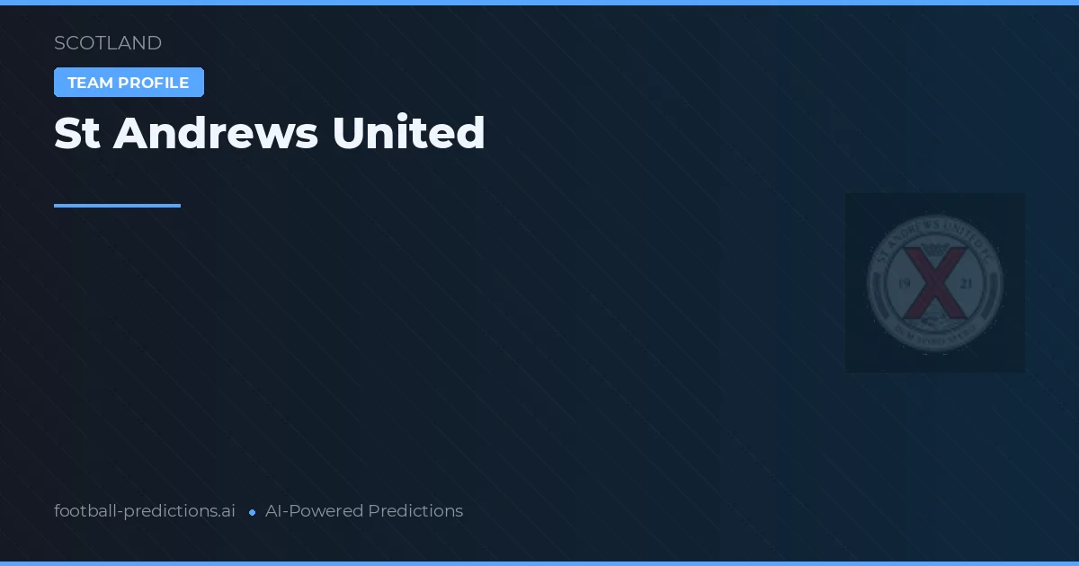 St Andrews United Ponturi și statistici
