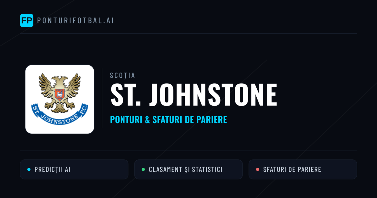 St. Johnstone Ponturi și statistici