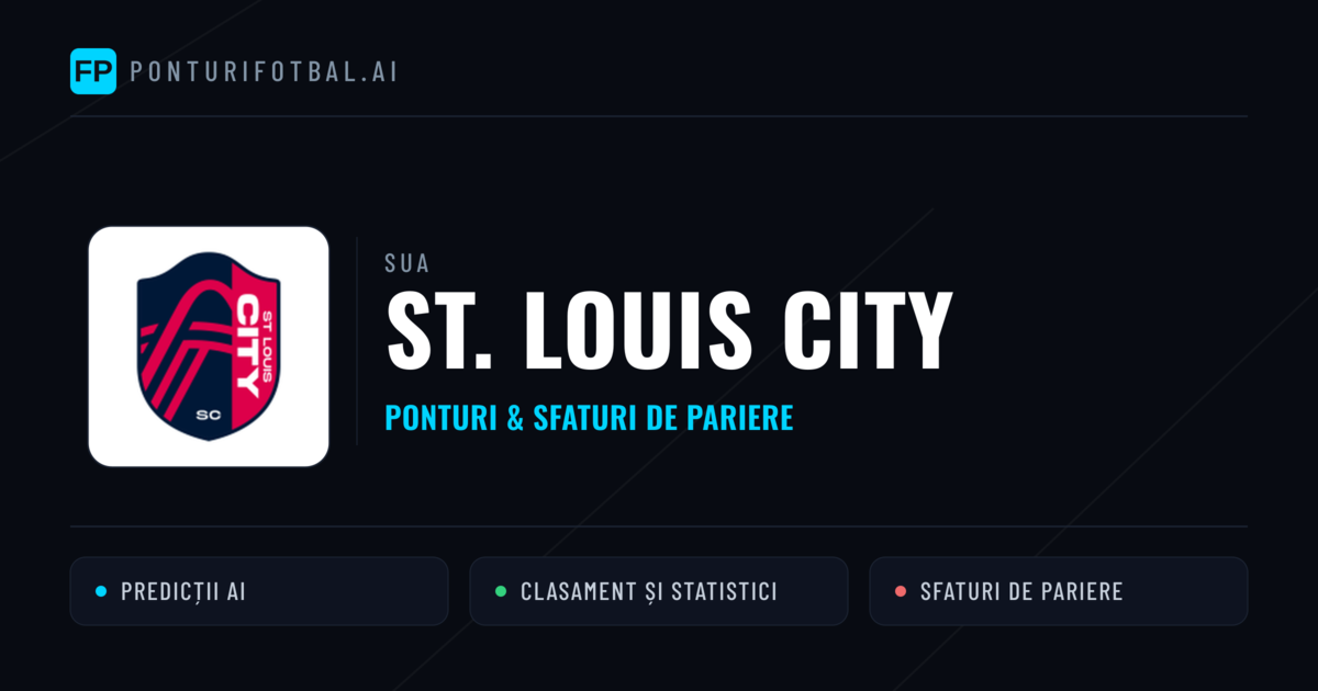 St. Louis City Ponturi și statistici