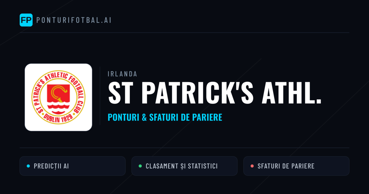 St Patrick's Athl. Ponturi și statistici