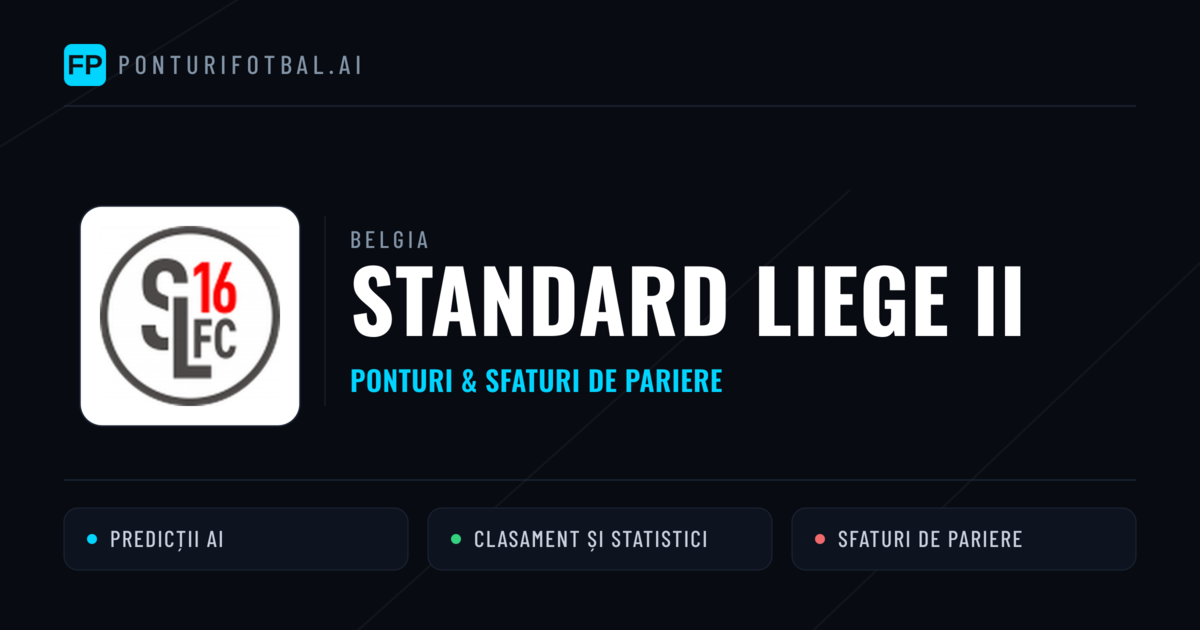 Standard Liege II Ponturi și statistici