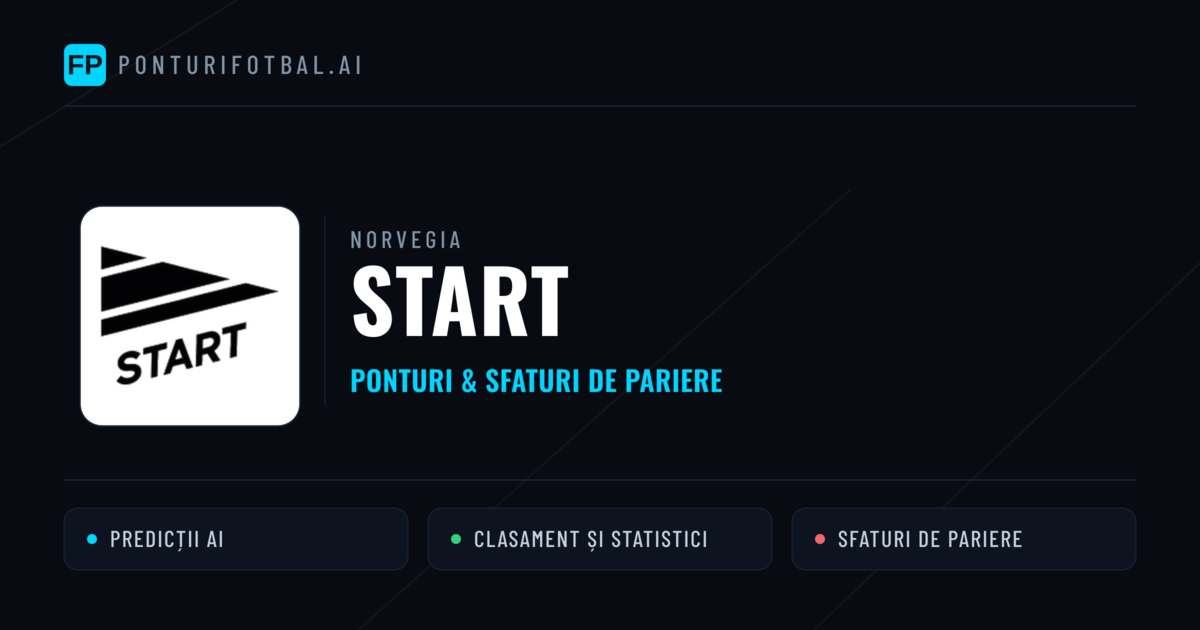 Start Ponturi și statistici
