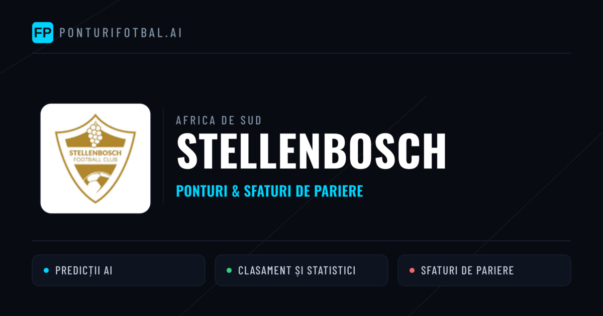 Stellenbosch Ponturi și statistici