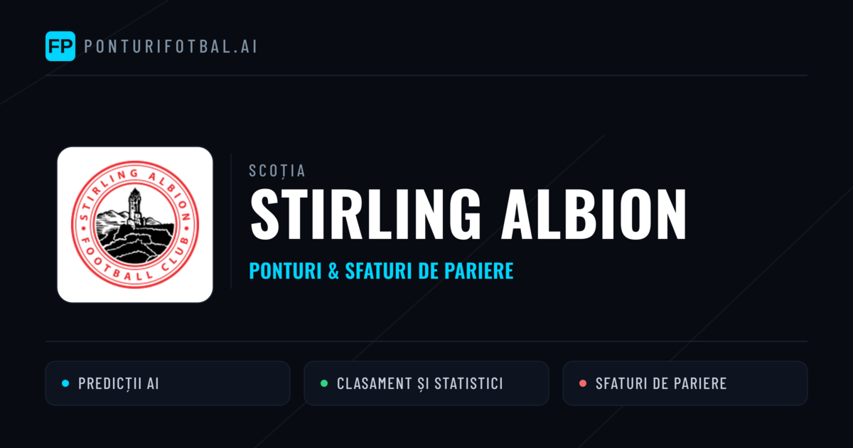 Stirling Albion Ponturi și statistici