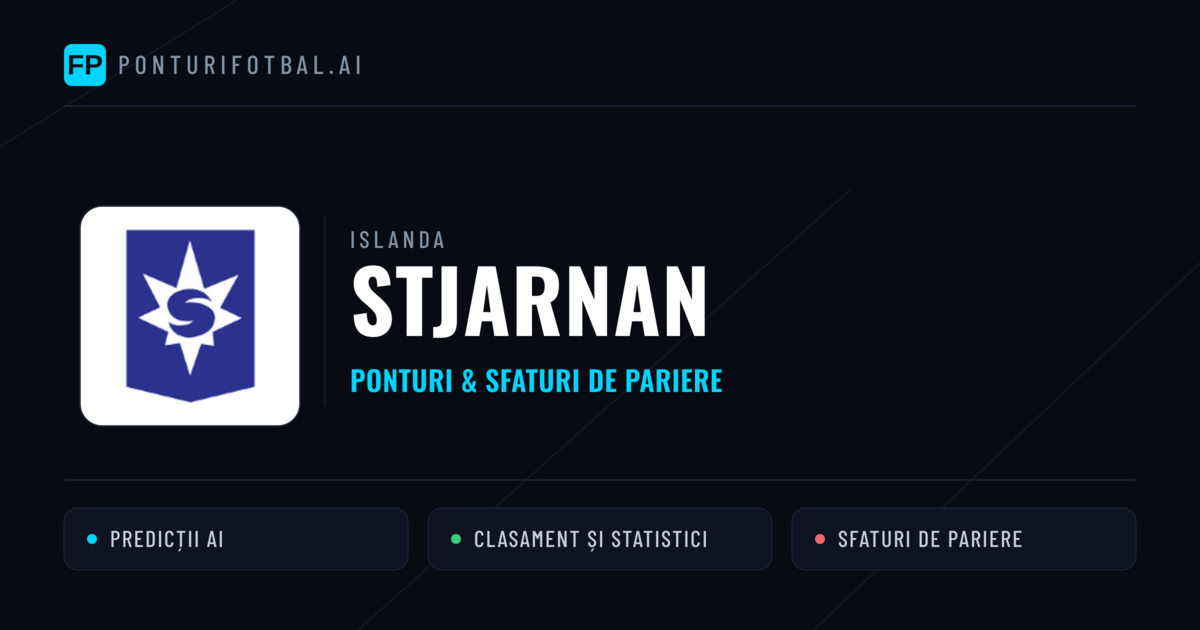 Stjarnan Ponturi și statistici