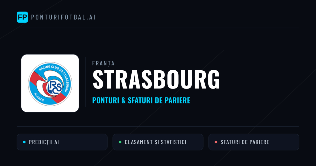 Strasbourg Ponturi și statistici