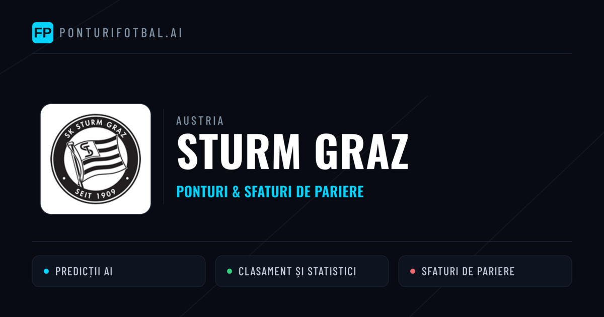 Sturm Graz Ponturi și statistici