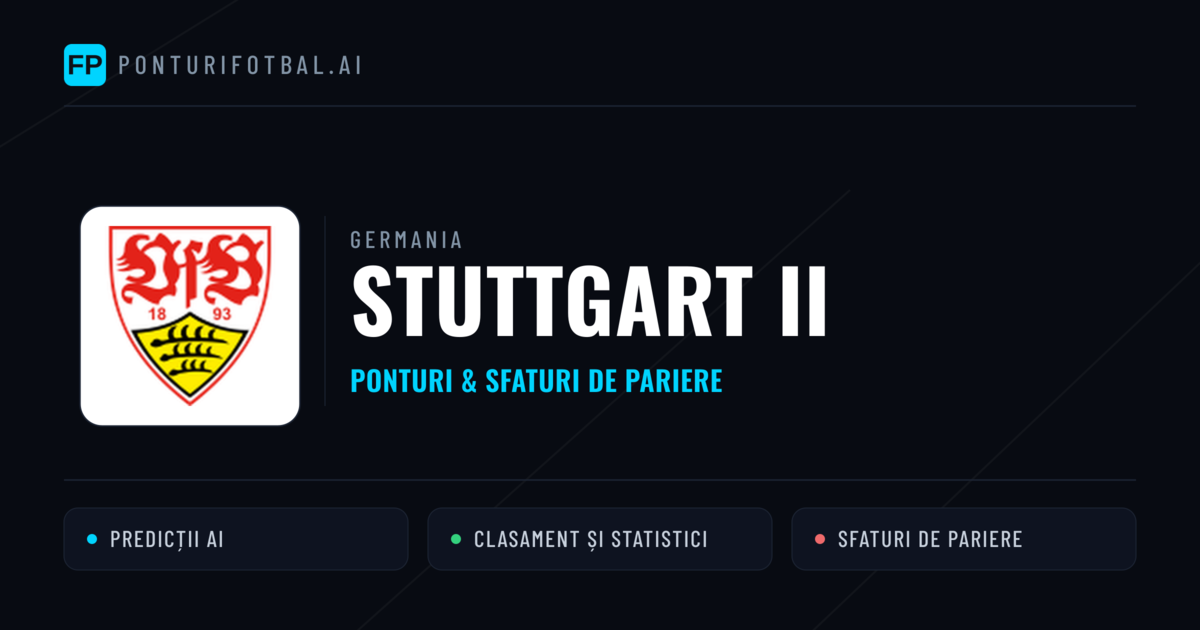Stuttgart II Ponturi și statistici