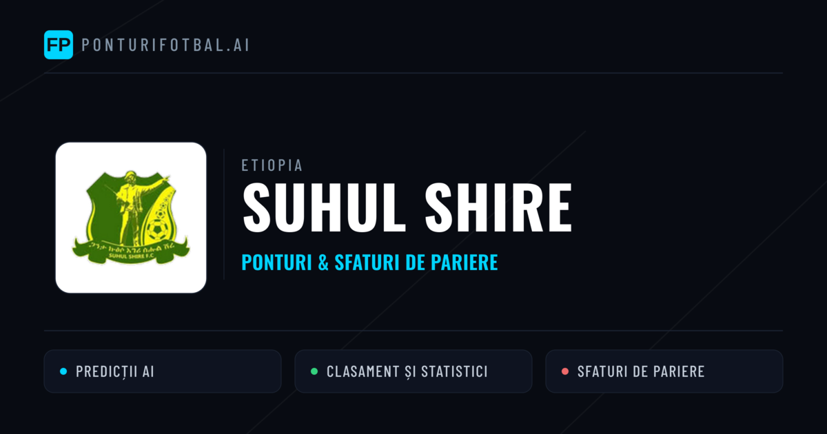 Suhul Shire Ponturi și statistici