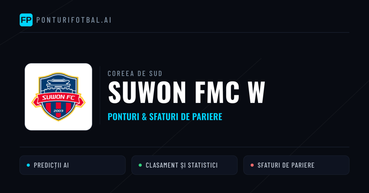 Suwon FMC W Ponturi și statistici
