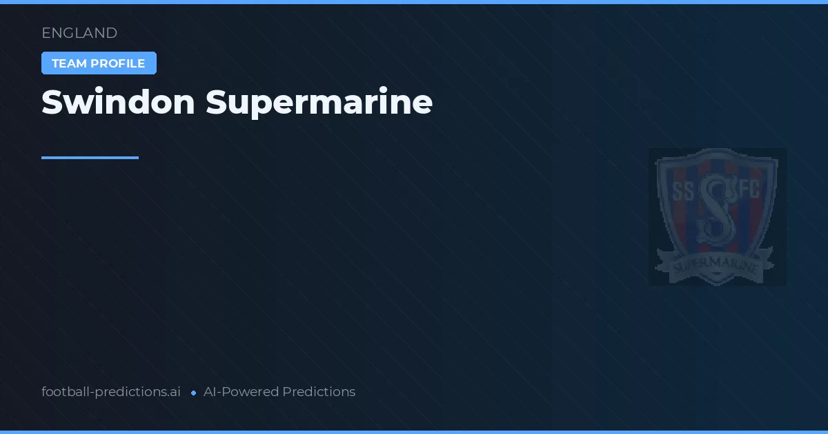 Swindon Supermarine Ponturi și statistici