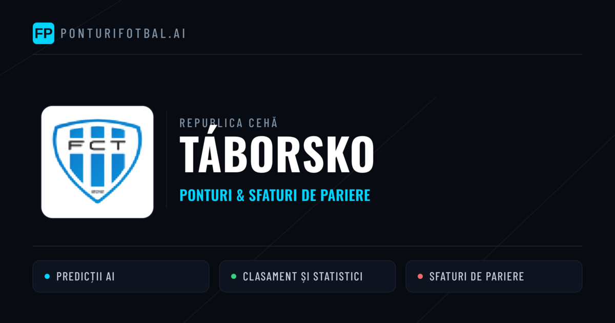 Táborsko Ponturi și statistici