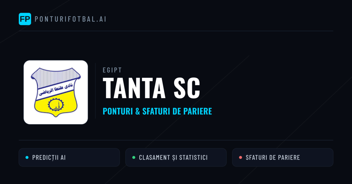Tanta SC Ponturi și statistici