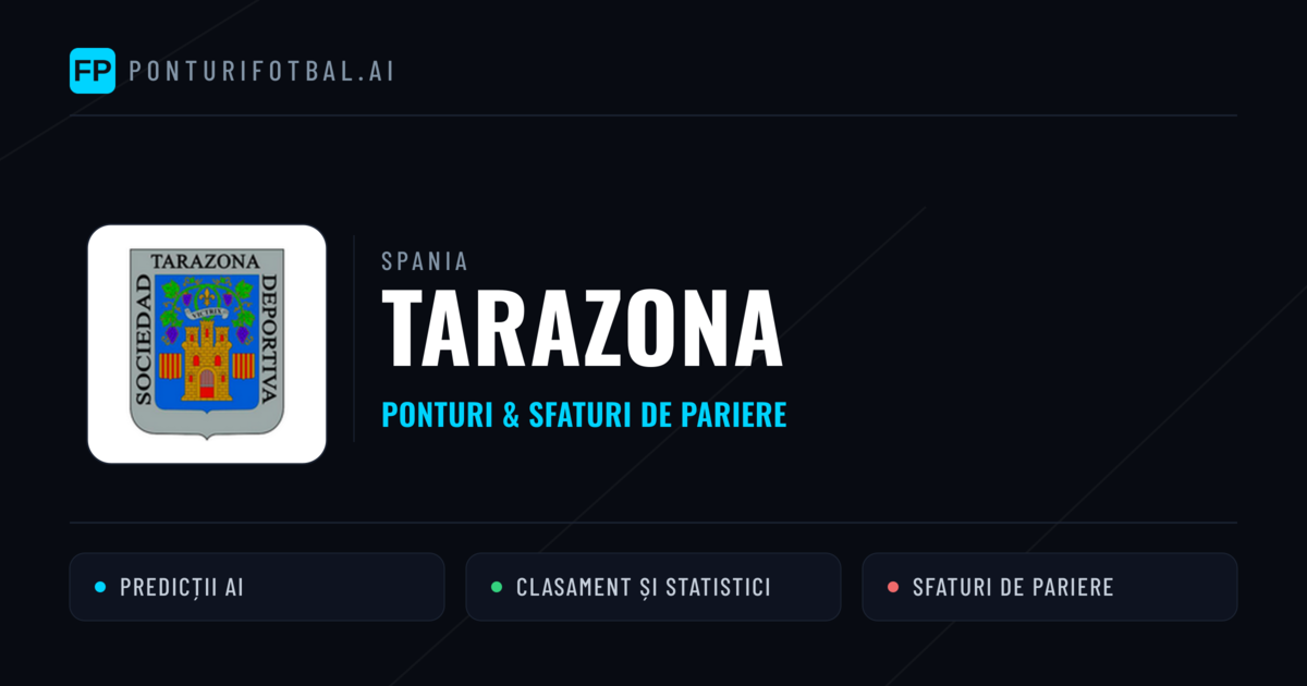Tarazona Ponturi și statistici
