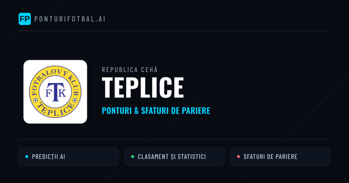 Teplice Ponturi și statistici