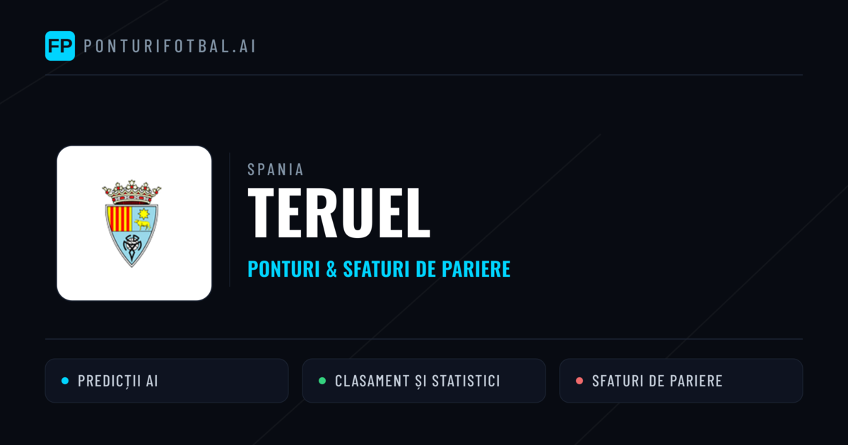 Teruel Ponturi și statistici