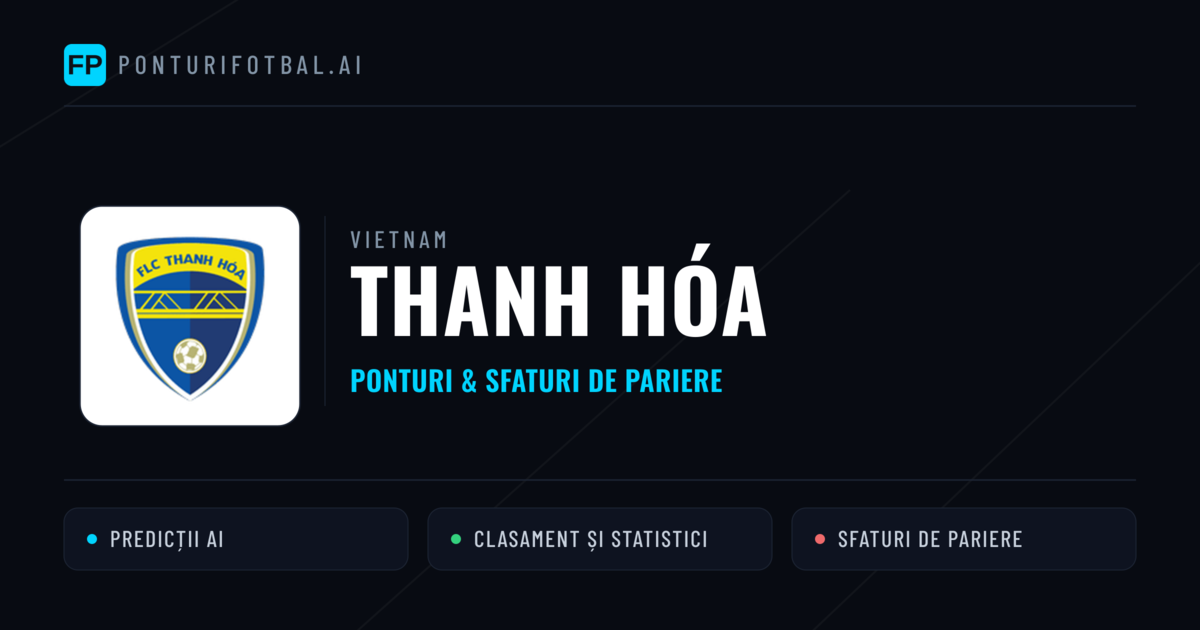 Thanh Hóa Ponturi și statistici