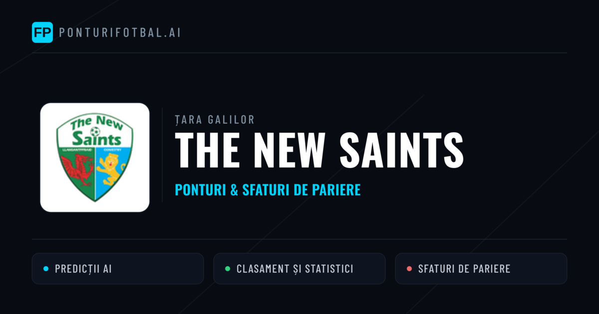 The New Saints Ponturi și statistici