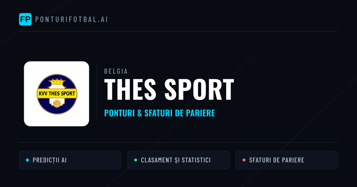 Thes Sport Ponturi și statistici