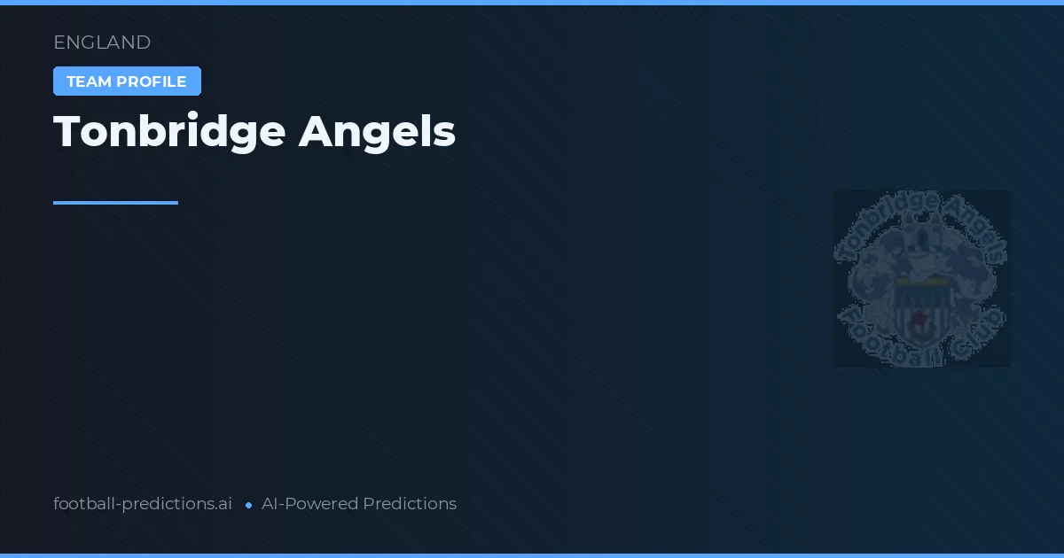 Angels din Tonbridge Ponturi și statistici