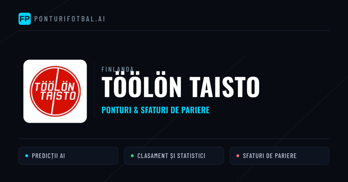 Töölön Taisto Ponturi și statistici