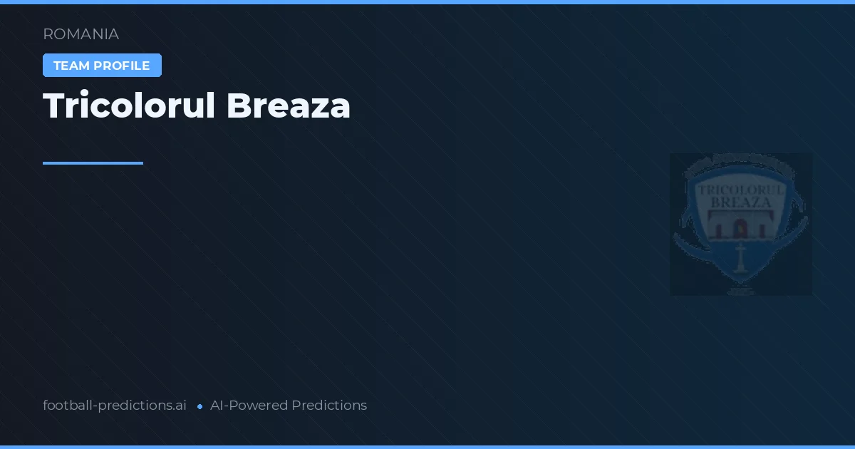 Tricolorul Breaza Ponturi și statistici
