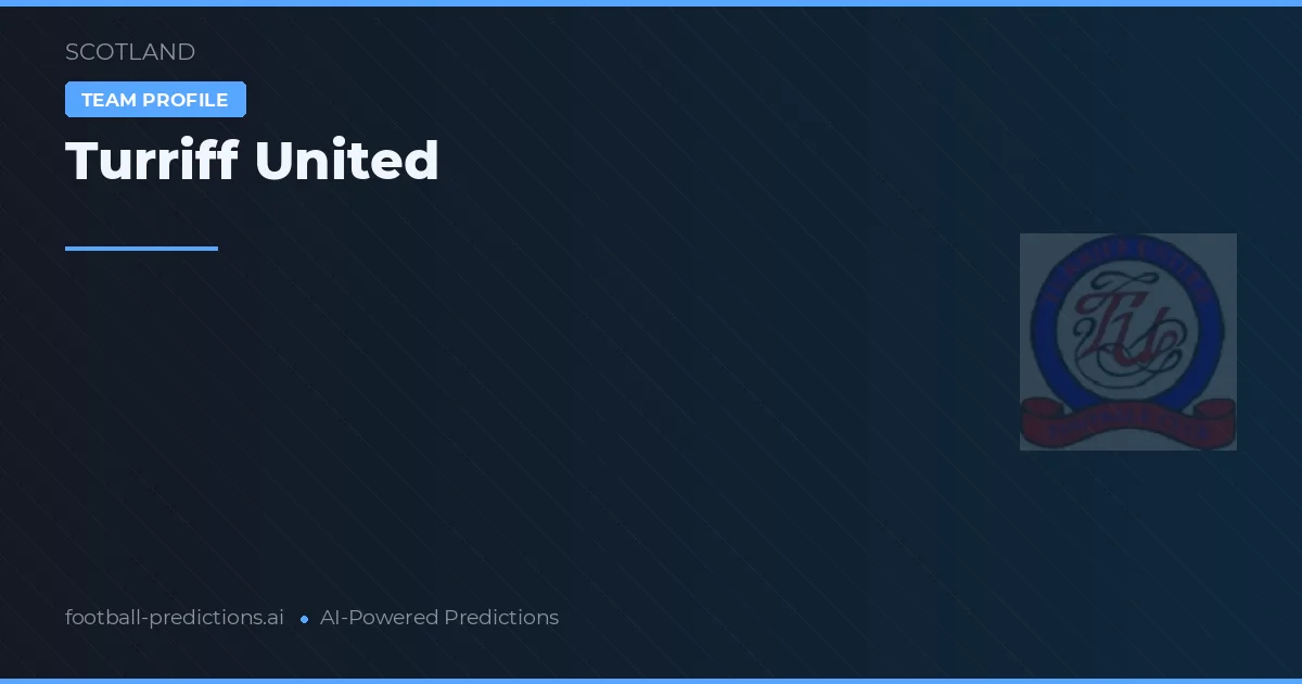 Turriff United Ponturi și statistici
