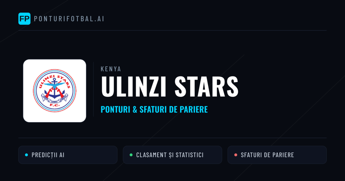 Ulinzi Stars Ponturi și statistici