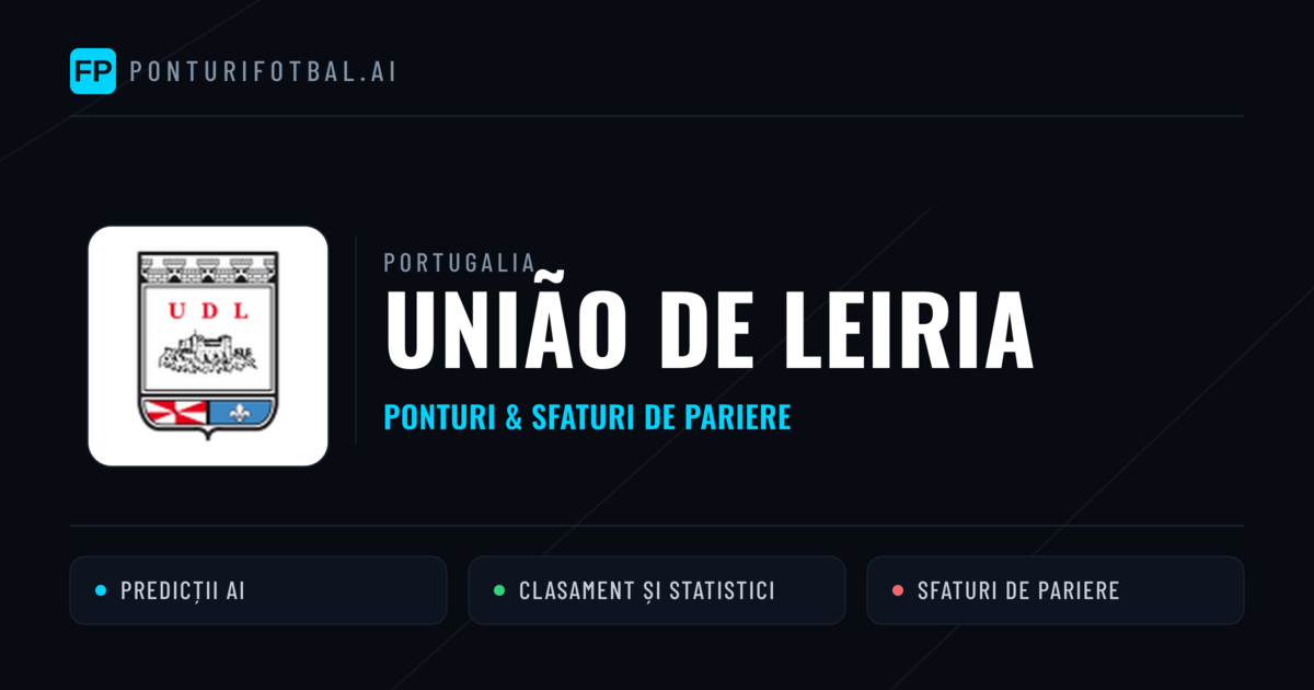 União de Leiria Ponturi și statistici