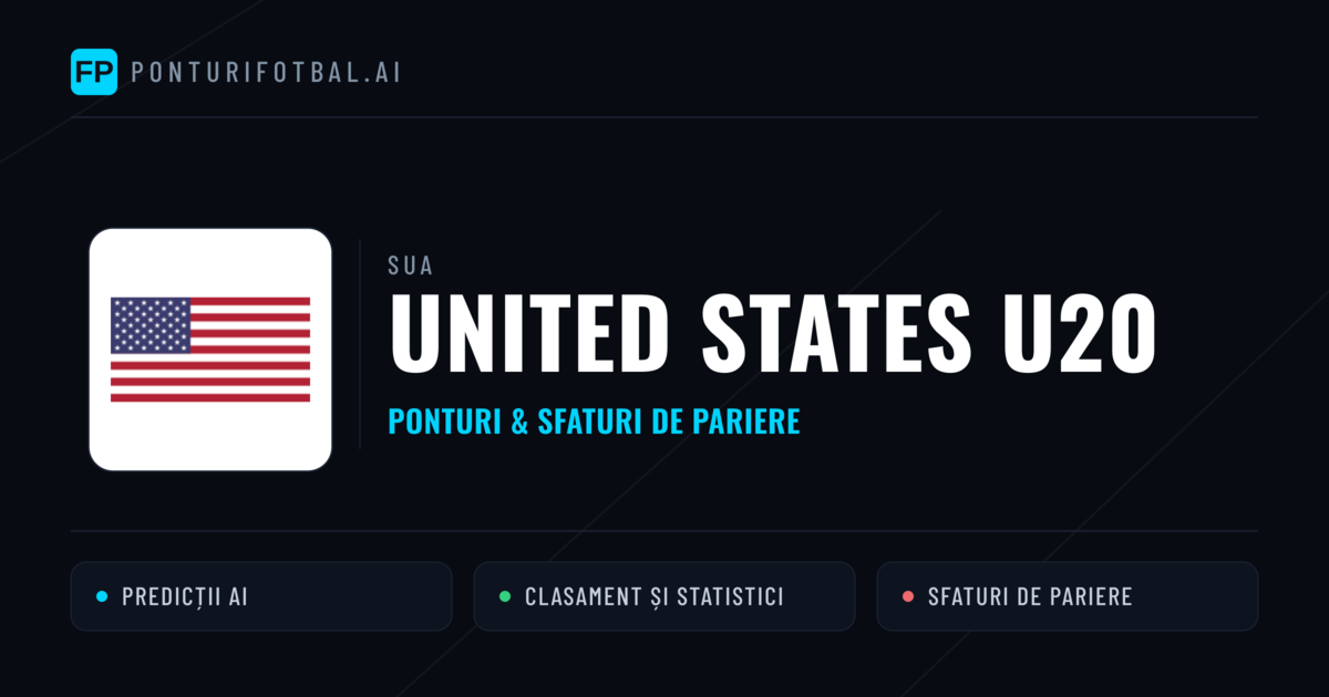 United States U20 Ponturi și statistici