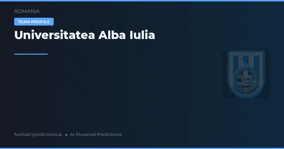 Universitatea Alba Iulia Ponturi și statistici