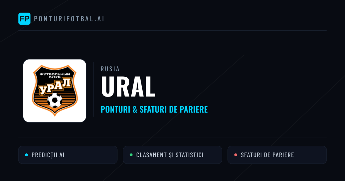 Ural Ponturi și statistici