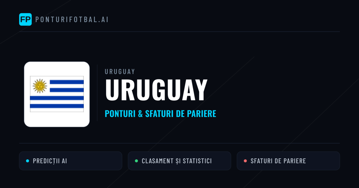 Uruguay Ponturi și statistici