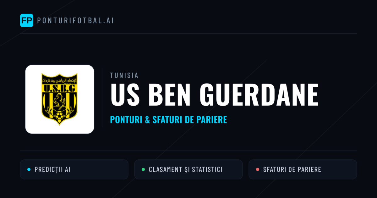 US Ben Guerdane Ponturi și statistici