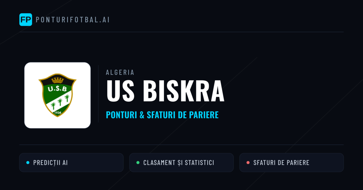 US Biskra Ponturi și statistici