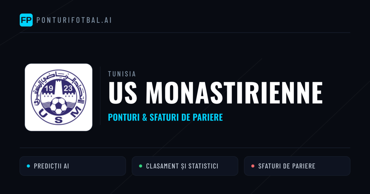 US Monastirienne Ponturi și statistici
