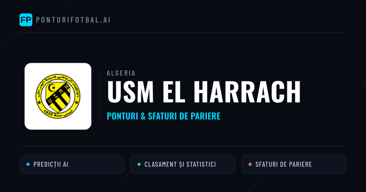 USM El Harrach Ponturi și statistici
