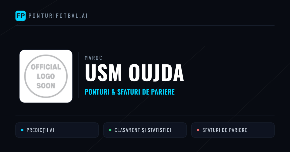 USM Oujda Ponturi și statistici