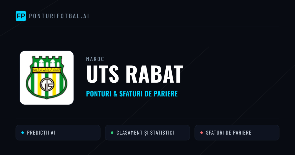UTS Rabat Ponturi și statistici