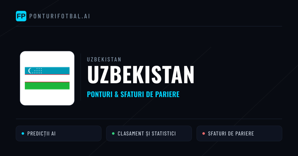 Uzbekistan Ponturi și statistici